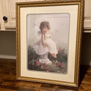 Baby Angel framed picture